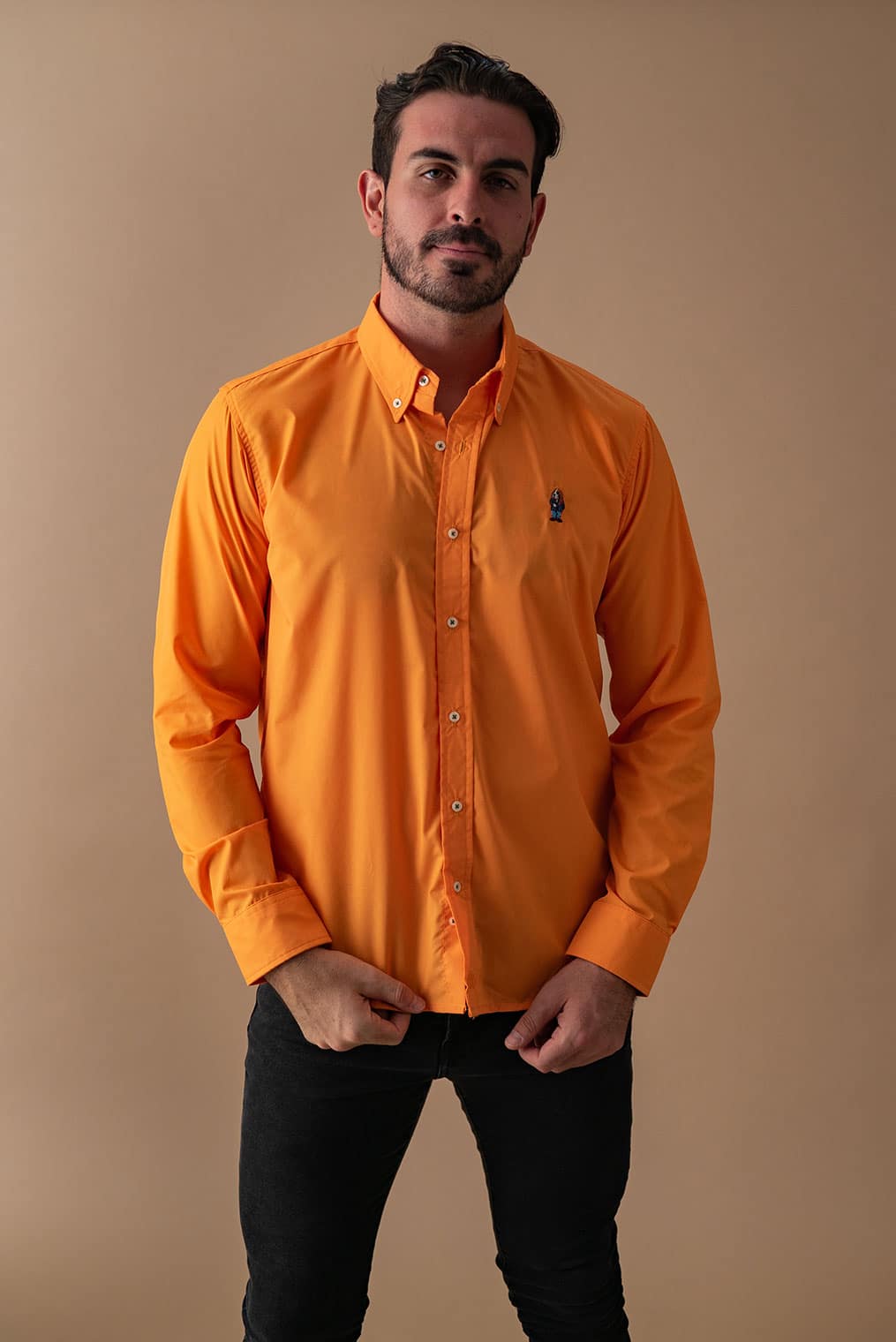 Camisa Lisa Naranja